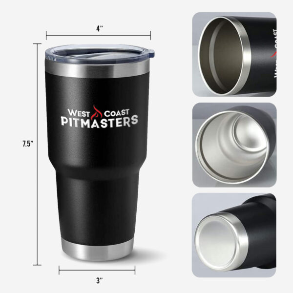 30 oz. Tumbler - Color Embossed Logo - Image 2
