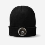 Rollin Smoke Fleece-Lined Knit Cap - Black