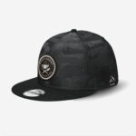 Rolling Smoke Flat Bill Hat - Black