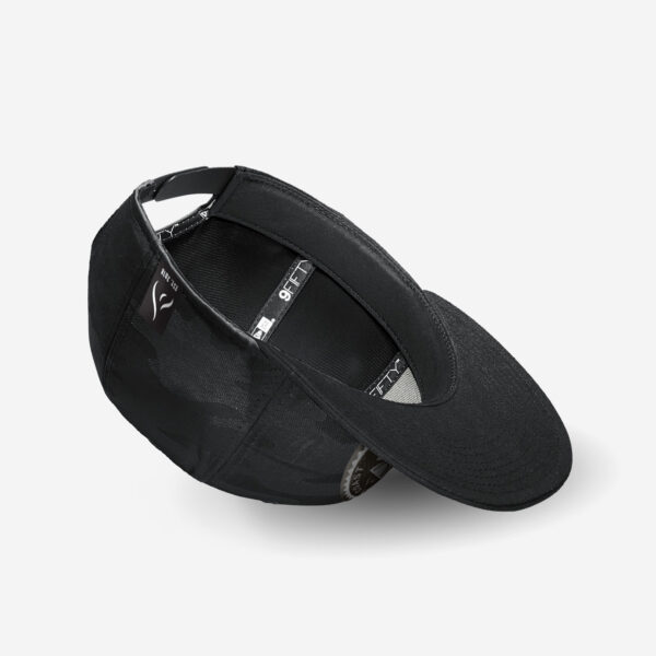 Rolling Smoke Flat Bill Hat - Black - Image 4
