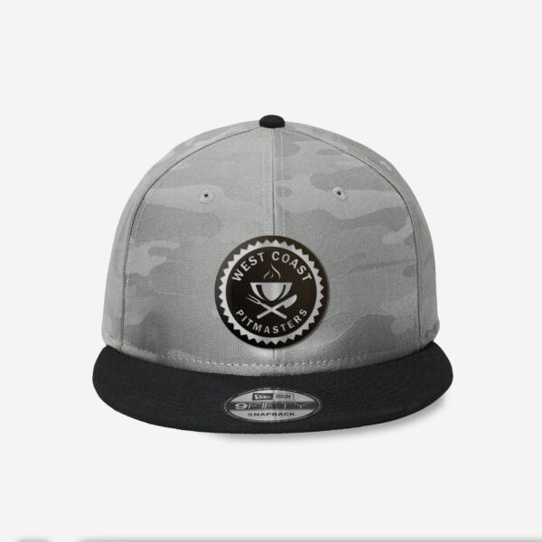 Rolling Smoke Flat Bill Hat - Gray - Image 2